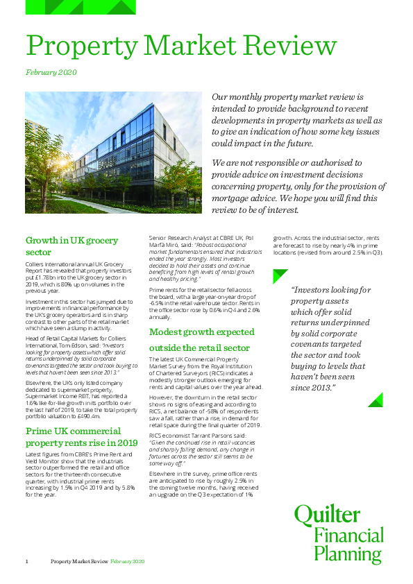 Property Market Review - February 2020