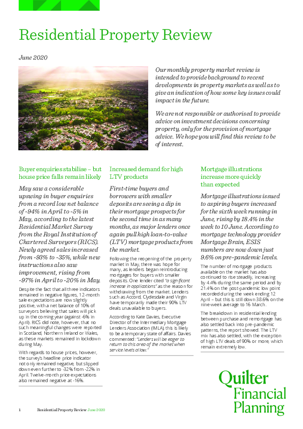 Residential Property Review - June 2020