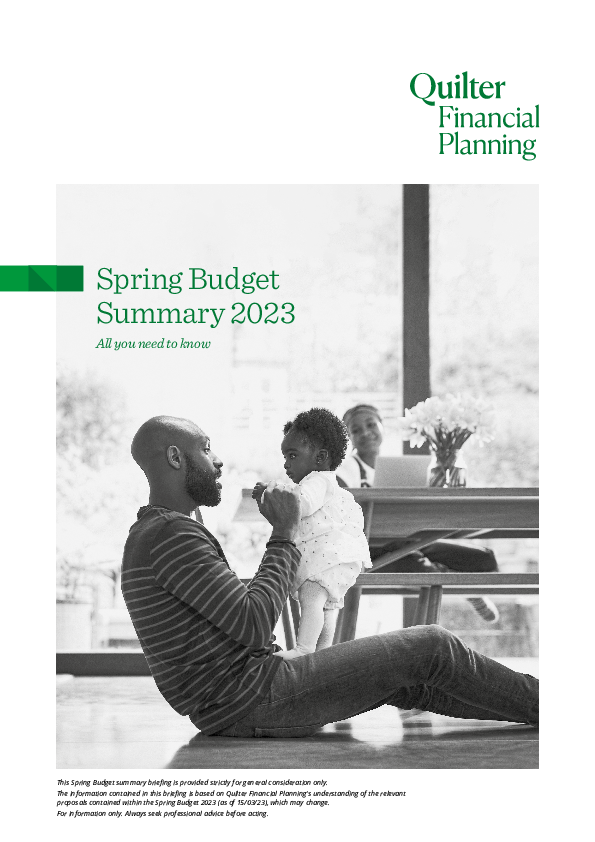 Spring Budget Summary 2023