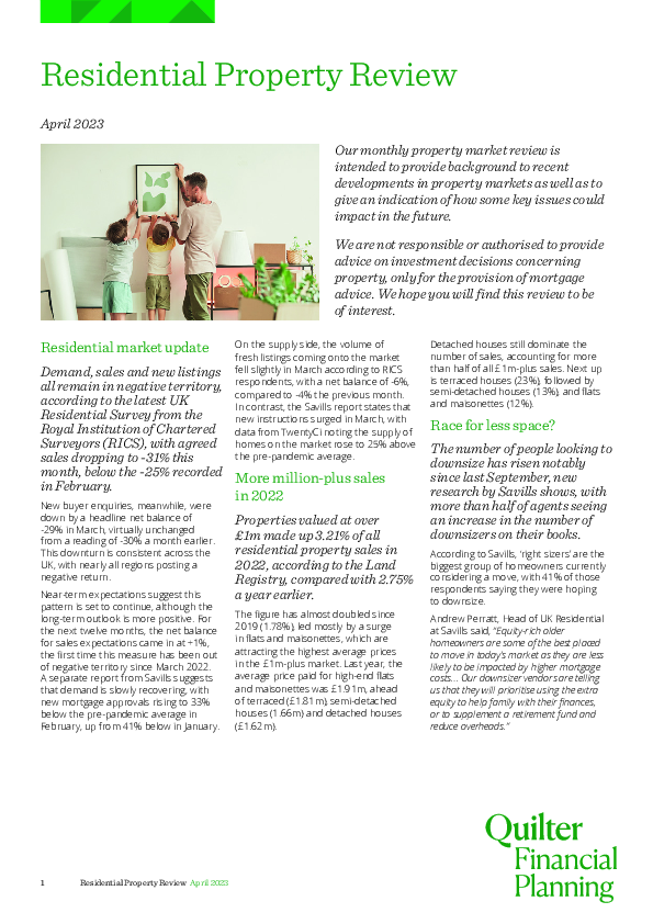 Residential Market Review - April 2023