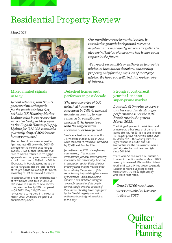 Residential Market Review of May 2023