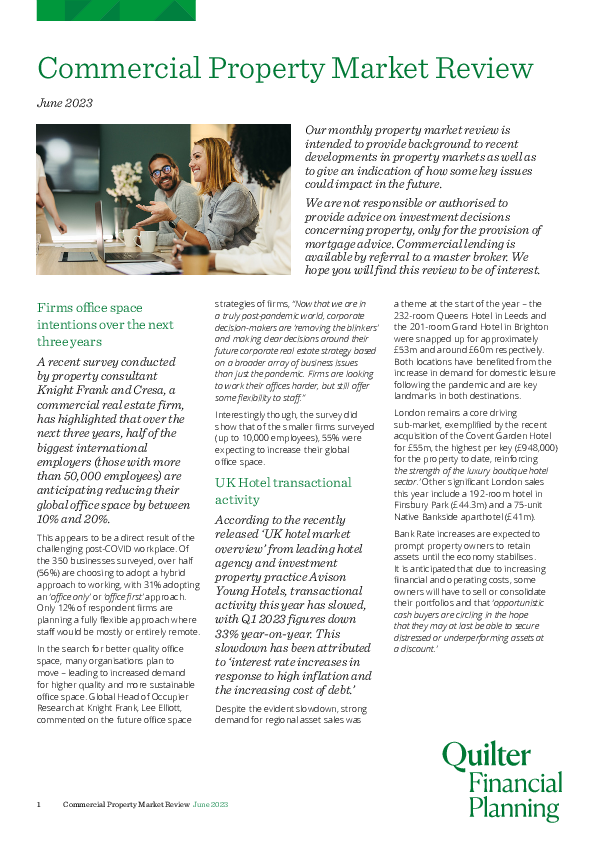 Property Market Review - June 2023
