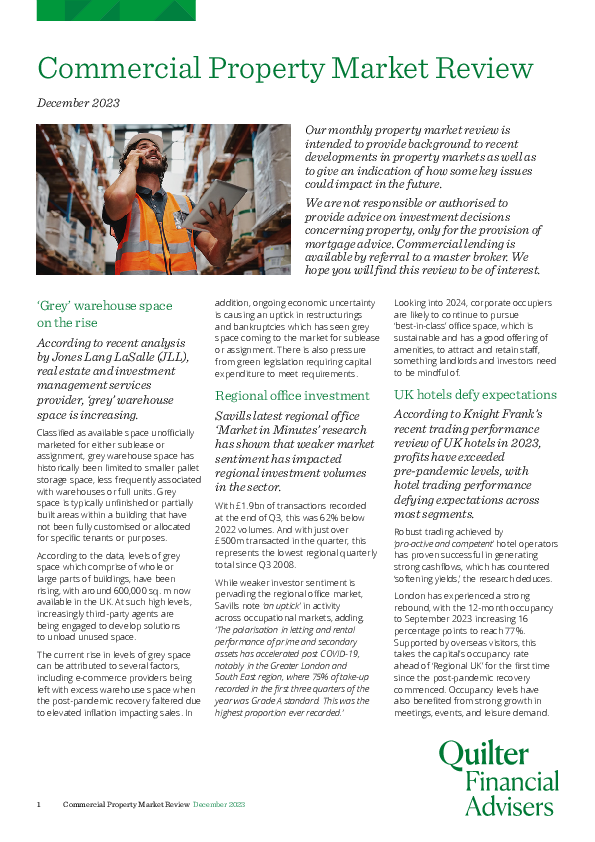 Property Market Review - December 2023