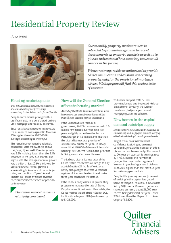 Residential Property Review of June 2024