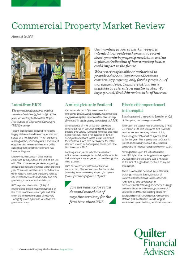Property Market Review of August 2024