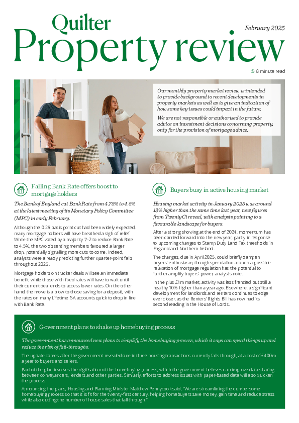 Property Market Review of February 2025