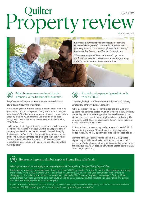 Property Market Review of April 2025