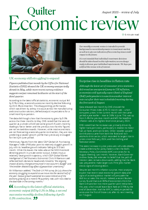 Economic Review of July2025